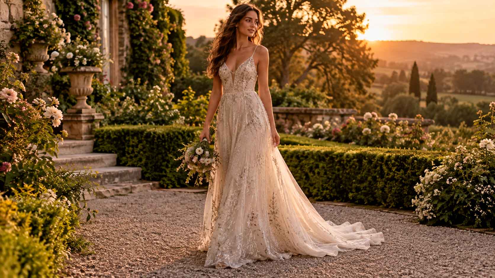 Kate Moss: o boho que não parece fantasia para noiva