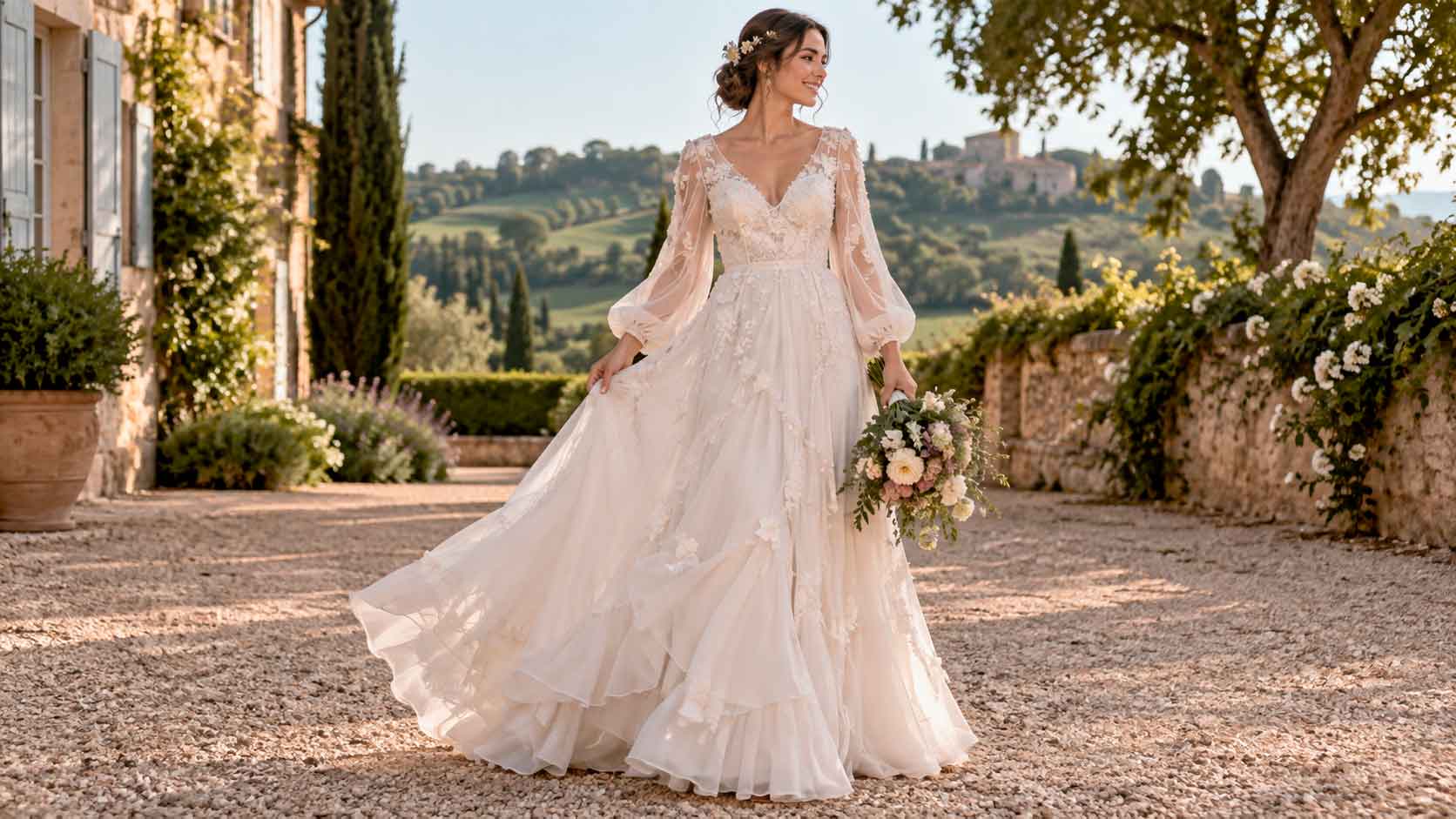 Charlotte Casiraghi: o valor do acabamento artesanal para noiva