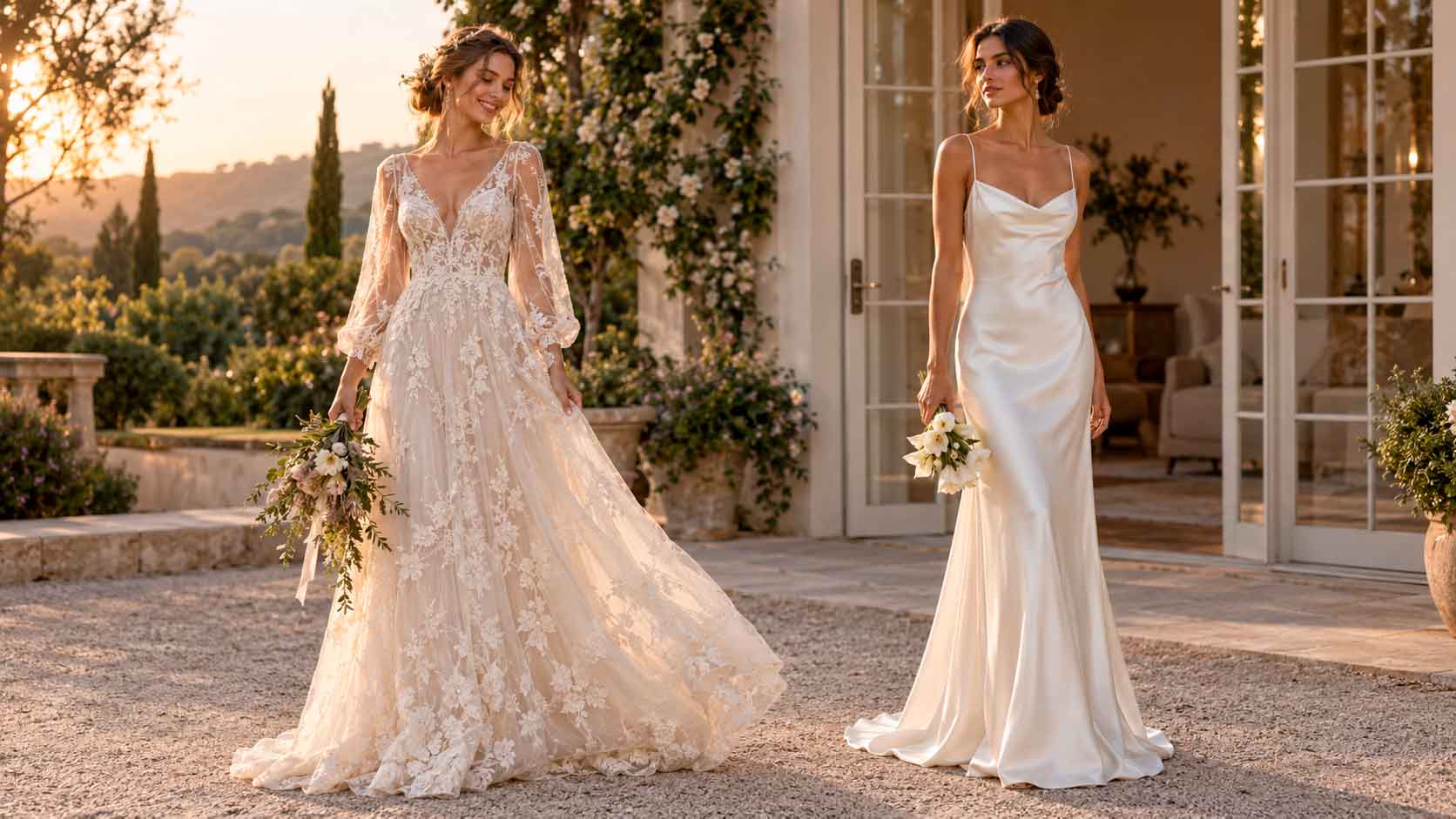 Vestido de noiva boho chic ou slip dress? 10 famosas para inspirar sua escolha